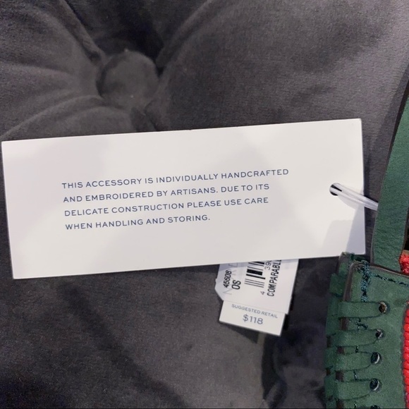 𝅺New Tory Burch Watermelon Beaded Coin Purse - Picture 3 of 6